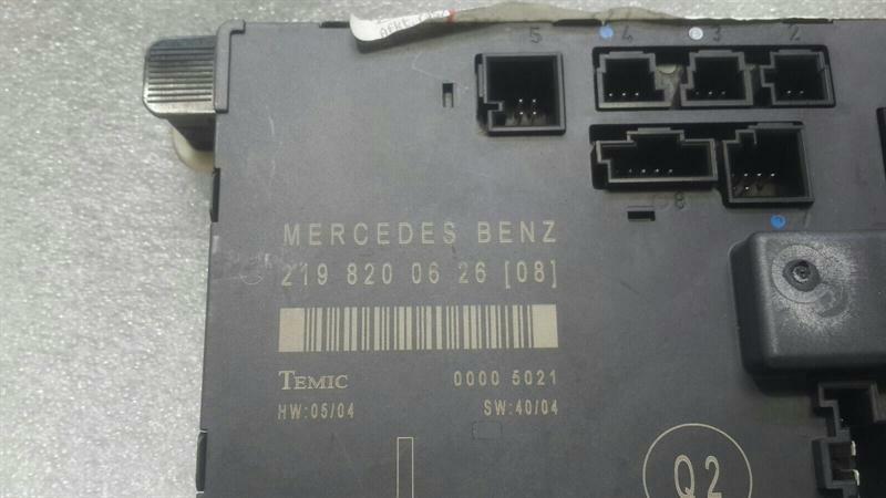 Mercedes CLS W219 front left door module A2198200626 door control unit VL