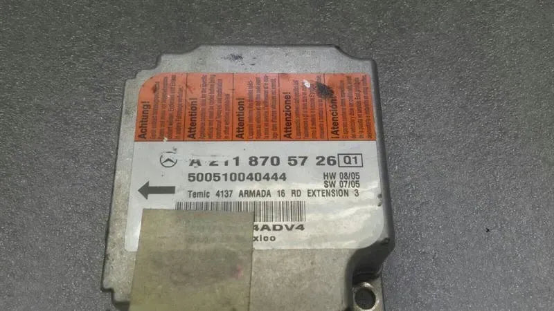 Mercedes CLS W219 Safety Module ECU A2118705726 Air Control Unit