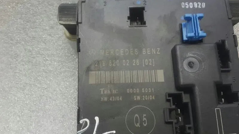 Mercedes CLS W219 rear left door module A2198200226 door control unit HL