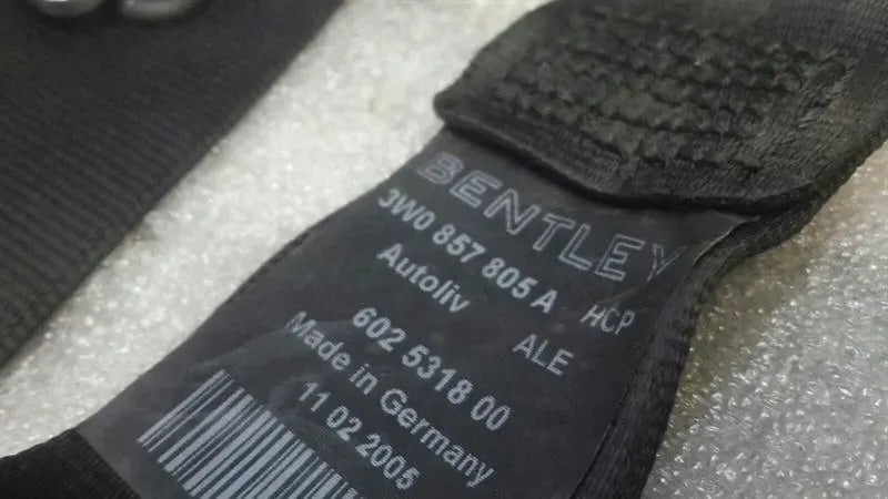 BENTLEY CONTINENTAL GT W12 rear seat belt 3W0857805A seat belt rear LI