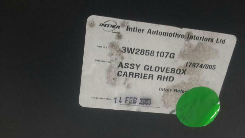 Bentley Continental GT RHD Glovebox 3W2857097S Right Hand Drive Leather