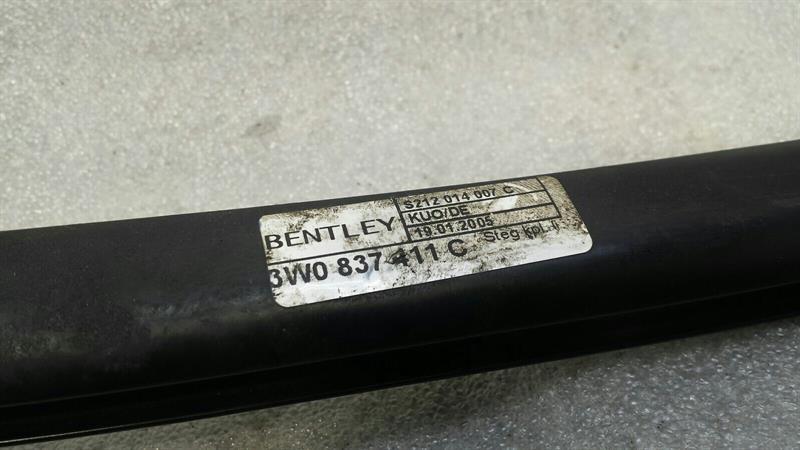 Bentley Continental GT W12 Left Front 1/4 Glass 3W8845113C Door Panel 1/4 Front Li
