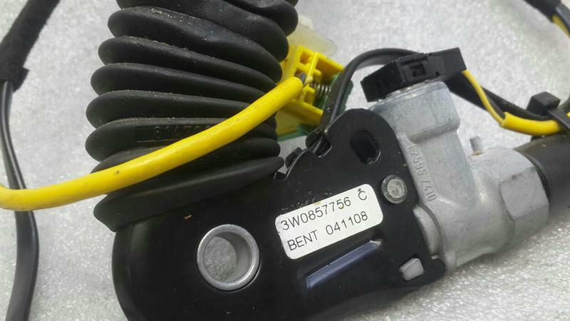Bentley Continental GT W12 FRH Seatbelt Tensioner 3W0857756C Belt Tramp Right