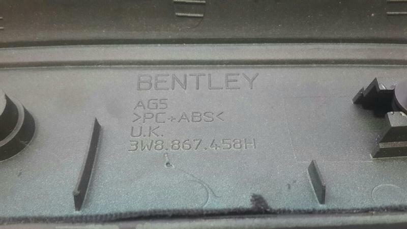 Bentley Continental GT Right A Post Cover 3W88557438H A Pillar Cover RE Leather