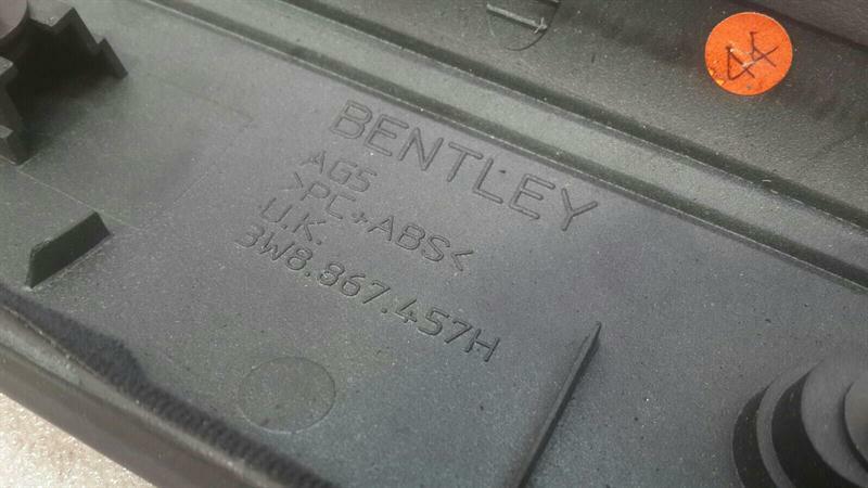 Bentley Continental GT Left A Post Cover 3W88557437H A Pillar Cover Li Leather