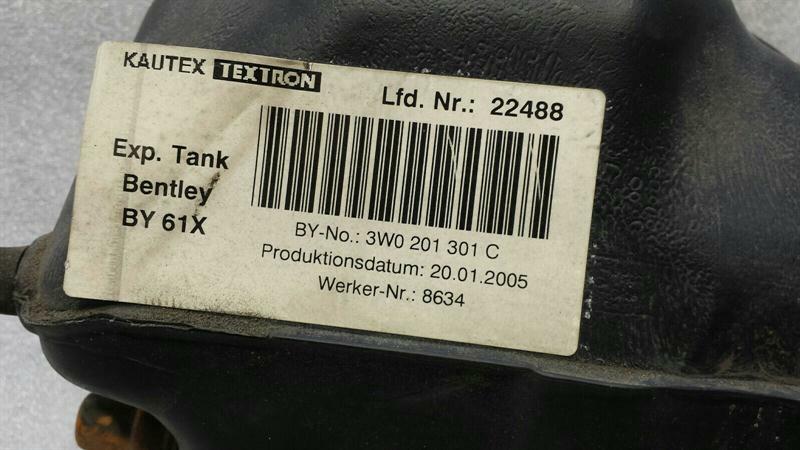 Bentley Continental GT Expansion Tank 3W0201301C Expansion Tank Coolant