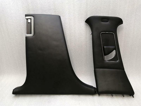 BENTLEY FLYING SPUR Left B Post Leather Cover SET 3W5867285D Fairing B-Pillar