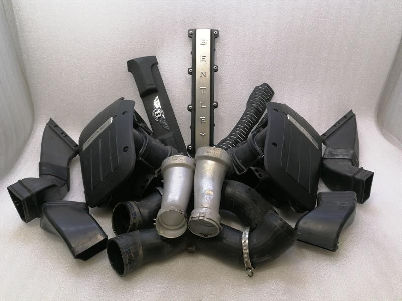 Bentley Continental GT W12 Air Filter Box 3W0129601 Air Filter Box Engine Cove