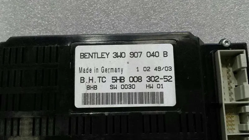 Bentley Continental GT Climate A/C Control Module 3W0907040B AC Control Unit