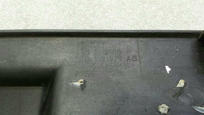 Bentley Continental GT W12 engine cover 07C103925AG engine cover panel W12 60