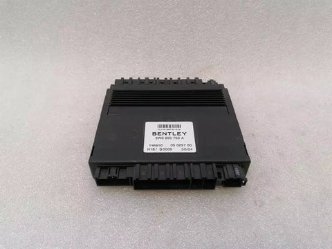 Bentley Continental GT W12 SEAT Electronic Module 3W0959759A Control Unit SEAT