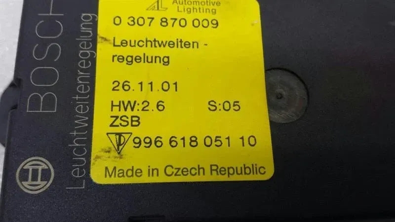 Porsche 911 996 electronic module 99661805110 control unit