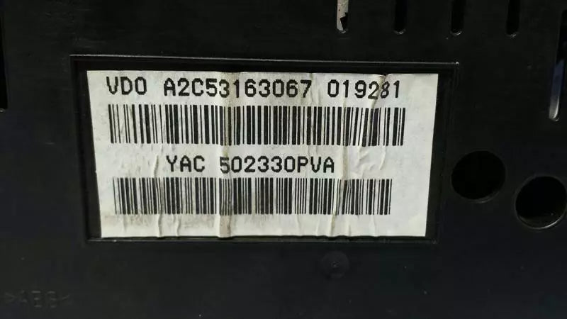 Range Rover Sport L320 Instrument Cluster YAC502330PVA Speedometer MPH