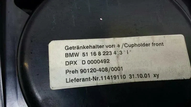BMW 7 series E65 cup holder 51168223413 beverage holder holder