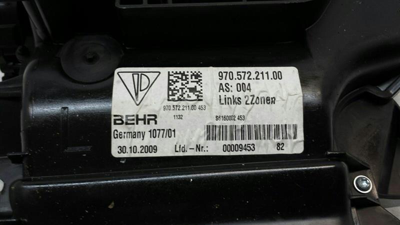 PORSCHE Panamera 970 Luftverteiler links 97057221100 Left Air Duct Tube Heater
