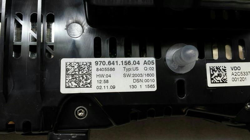 Porsche Panamera 970 Speedometer 97064115604 Instrument Cluster 330KM/H 4.8i