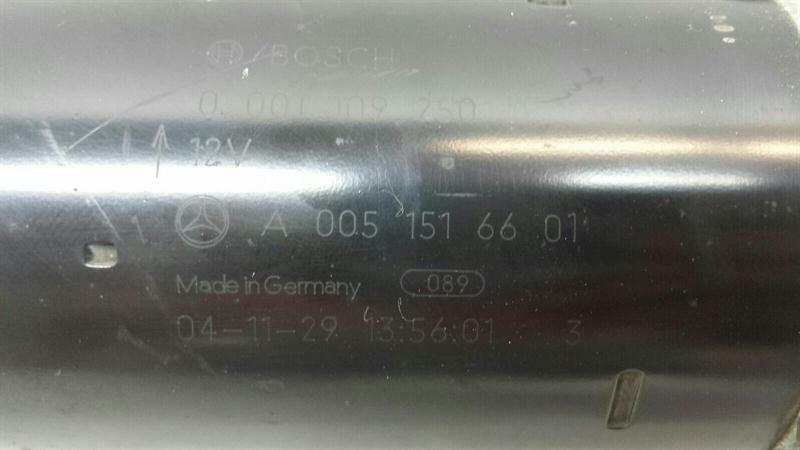 Mercedes E Class W211 starter engine A0051516601 starter