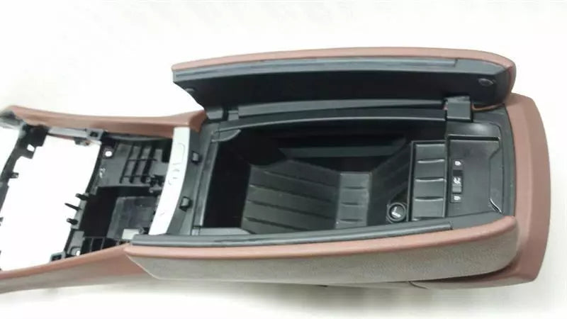 BMW 5 Series F07 GT Center Console Console Leather Cinnamon Brown 9187514 Center Console