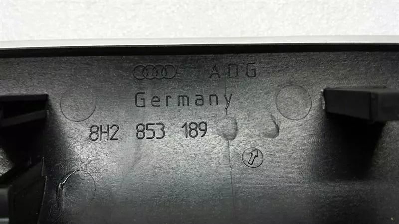 Audi RS4 8H B7 RHD dashboard cover 8H2853189 right handlebar aluminium quattro