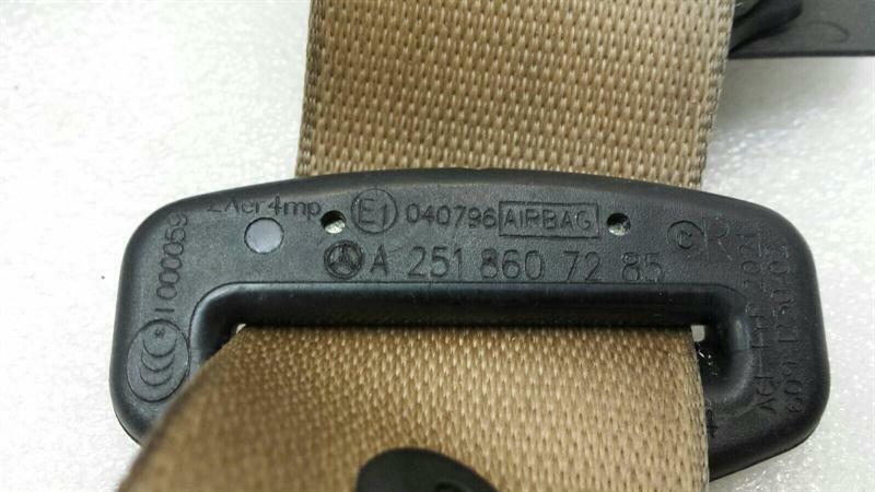 Mercedes R Class W251 seat belt front belt Re A2518607285 front seat belt