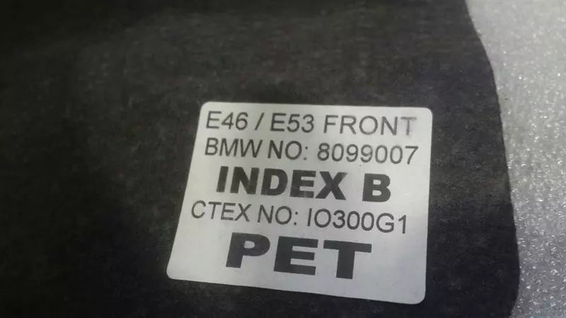 BMW 6 Series E63 left seat lumbar support 8099007 lordose support seat left