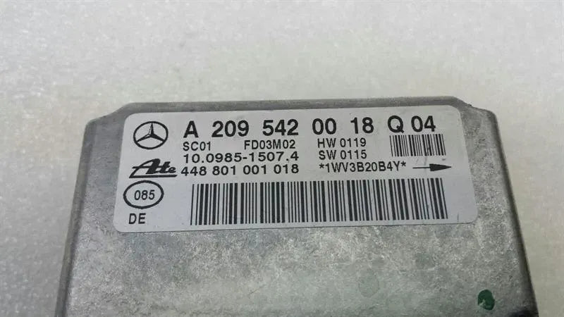 Mercedes CLK W209 A2095420018 Lateral Acceleration Sensor Rotation Rates