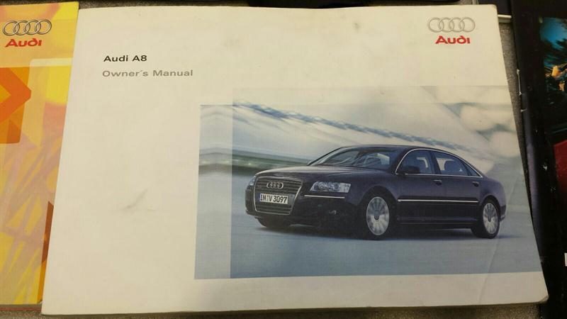 Audi A8 8e Manual Service Booklet Car Maintenance Manual