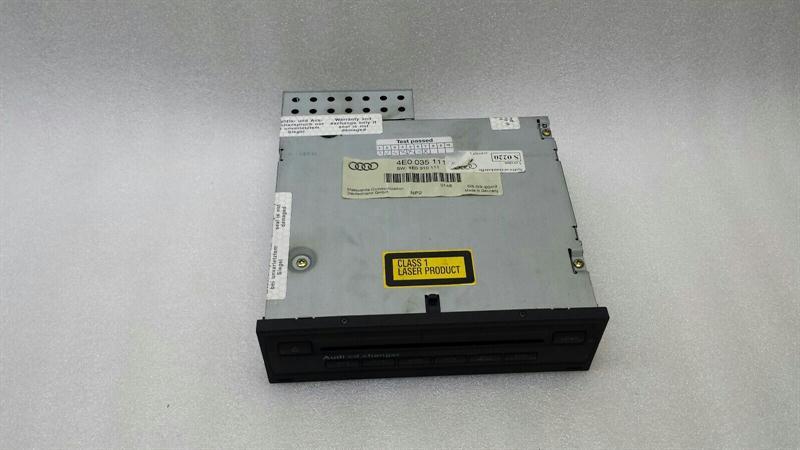 Audi A8 8E CD Changer 4E0035111 CD Changer 6 Speed