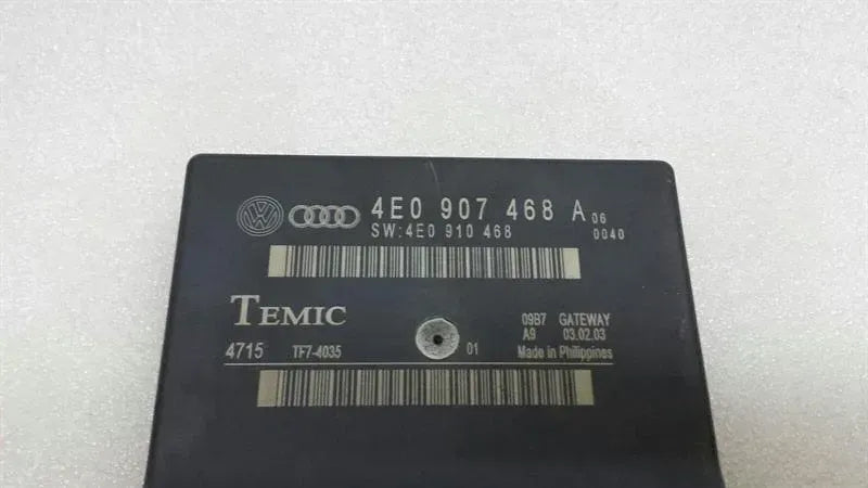 Audi A8 8e gateway modules 4E0907468A BODY CONTROL UNIT