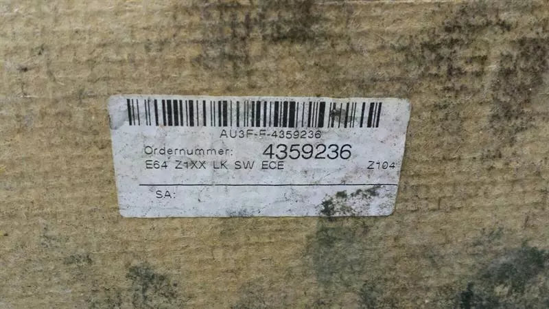 BMW 6 Series E64 Left Seat Backrest Cover 7173541 Left Seat Trim