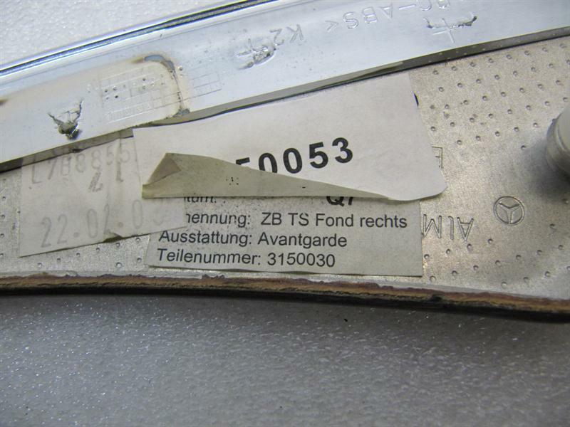 Mercedes E Class W211 Rear Right Door Veneer Door Wooden Bar Rear Right