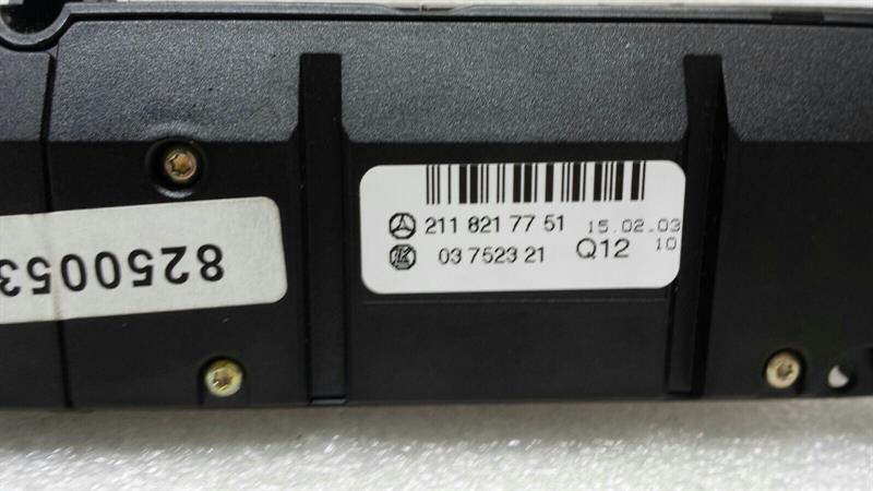 Mercedes E-class W211 Hazard Switch Set A2118217751 SWITCH BLOCK