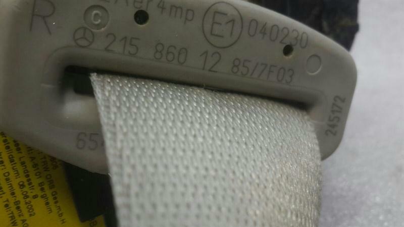 Mercedes CL W215 FRH seat belt A2158601285 seat belt belt front right