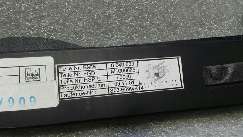 BMW 7 series E66 right quarter sunblind roller blind 8240520 sun protection roller blind right