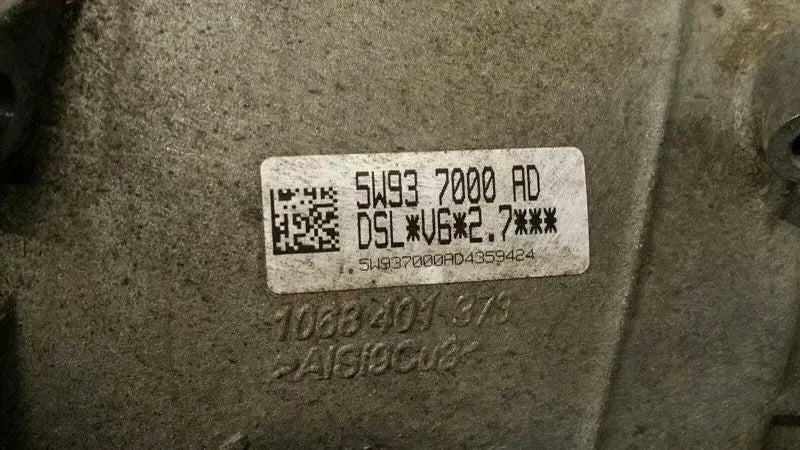 2009 JAGUAR XJ X350 2.7 DIESEL GEARBOX 5W93-7000-AD V6 AUTOMATIC TRANSMISSION TDV6