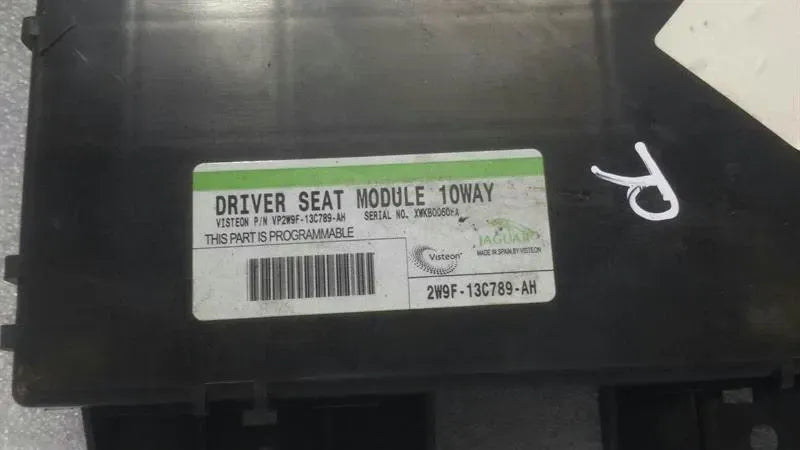 Jaguar XJ X350 Driver Seat Module 2W9F-13C789-AH Driver Seat ECU