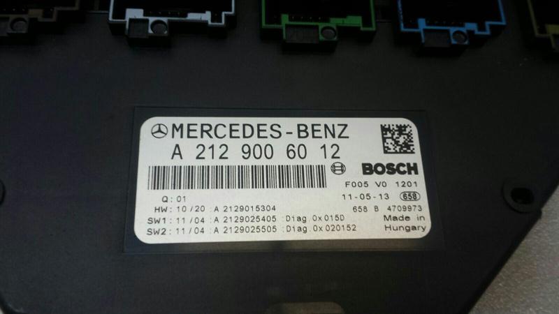 Mercedes E Class W207 Front Fuse Box A2129006012 Fuse Box Front SAM
