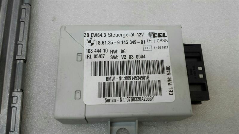 BMW Z4 E85 E86 Engine ECU Kit 9145349 Engine Control Unit Set N52B25A 2.5i
