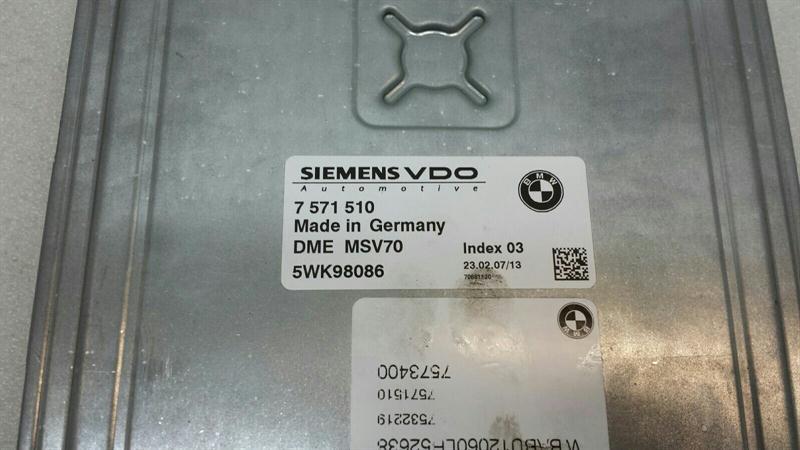 BMW Z4 E85 E86 Engine ECU Kit 9145349 Engine Control Unit Set N52B25A 2.5i