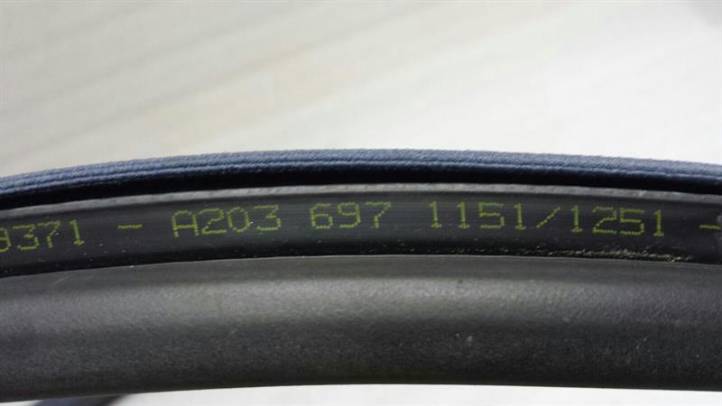 Mercedes CLK W209 door seal FRH A2036971251 front door gasket re PACIFIC BLUE