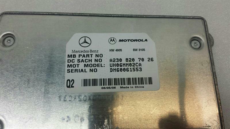 MERCEDES CLS W219 LINGUATRONIC ECU A2308207026 VOICE CONTROL MODULE
