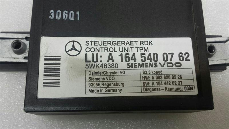 Mercedes CLS W219 RDK module A1645400762 control unit tyre pressure monitoring