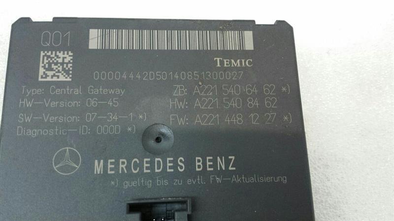 MERCEDES S-class W221 Gateway Steuergerät A2215406462 Gateway