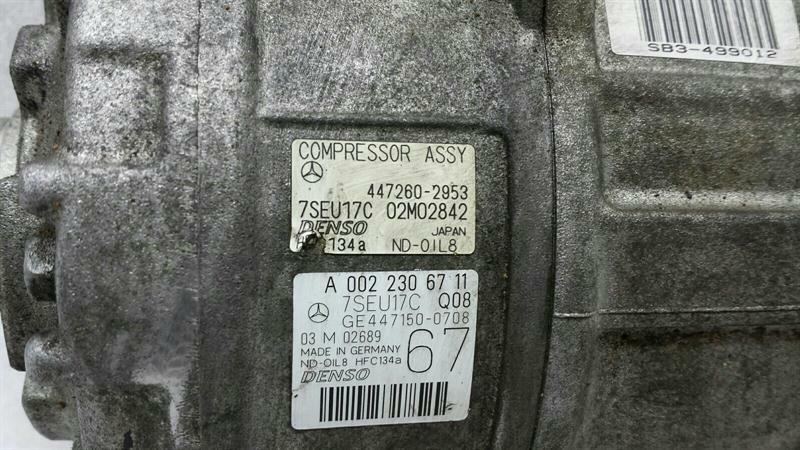 Mercedes CL W216 A/C Compressor A0022306711 Air Conditioning Compressor