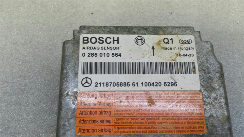 Mercedes CLS W219 Safety Module ECU A2118705885 Air Control Unit SRS