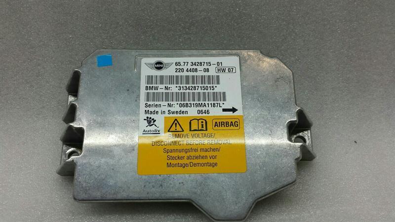 MINI COOPER S R56 Safety Module ECU 65773428715 Air Control Unit SRS