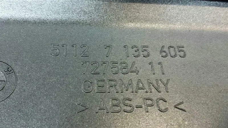 BMW 7 series E65 rear left bumper moulding 0399082 rear bumper strip Li