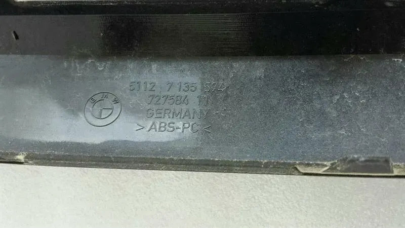 BMW 7 series E65 Rear Center Bumper Moulding 0399085 Strip