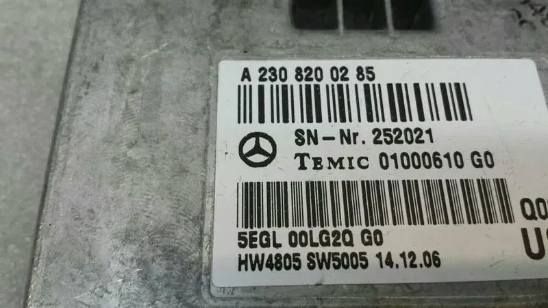 Mercedes SL R230 Voice Control Module A2308200285 Linguatronic Control Unit