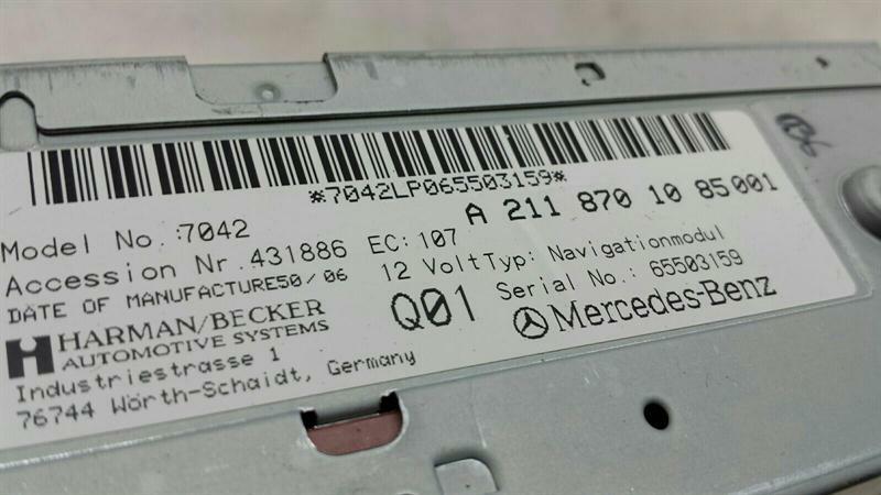 MERCEDES SL R230 DVD ROM A2118701085 SAT NAV COMPUTER NAVIGATION